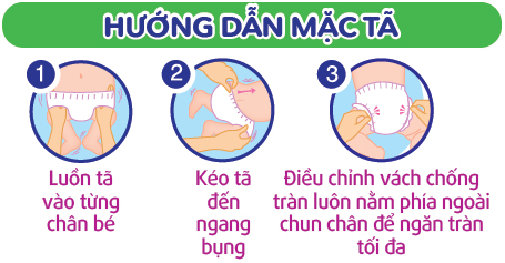 Thay bỉm quần cho bé đúng cách